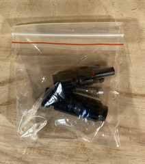 Lot of 5, 8 FT Battery Clip-on Crocodile Clamps to SAE Connector, 14 AWG (2.5mm)