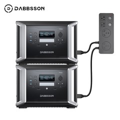 Dabbsson 4600W Max Power Station 2*DBS1400 Pro Solar Generator for Outdoor Home