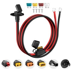 12AWG SAE Power Socket Sidewall Port to O Ring,SAE Connector Extension Cable …