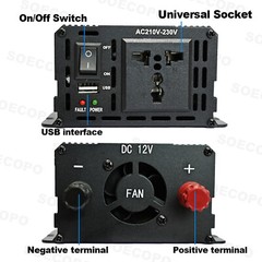 7000W Solar Kit 12V 110V Inverter Battery ChargerLighting/Camping W/300W Panels