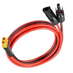 10 AWG XT60 Female to Solar Connector Solar Panel Extension Charging Cable