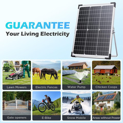 40W Solar Trickle Charger Kit for 12V/24V Batteries – Waterproof & Smart Control