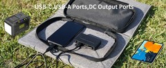 120W Portable Solar Panel USB XT60 port for BLUETTI Elite 30 100 V2 Powerstation