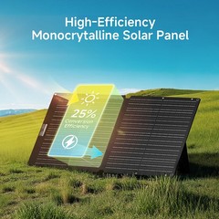 ALLPOWERS 100W Foldable Solar Panel Kit Off Grid Caravan Certified Refurbished
