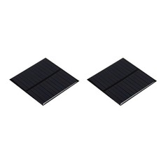 2 x Mini Solar Panel Cell 6V 150mA 0.75W 80mm x 80mm for DIY