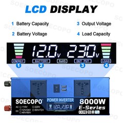 Solar Full 8000w 110/220V Inverter 300W Solar Panel Home 100A Controller Syst