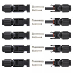 10 Pair Male Female M/F Wire Cable Connector Solar Panel Adapter 30A Waterproof