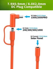 Compatible with Jackery, GZ Yeti, Anker Power Stations