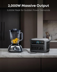 Anker SOLIX C1000 Gen 2 Portable Power Station, 1,024Wh, 2,000W, Camping | 1,024