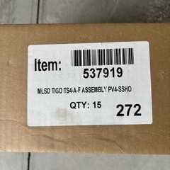 Case Of 15 Tigo TS4-A-F Rapid Shutdown Device for Solar Systems
