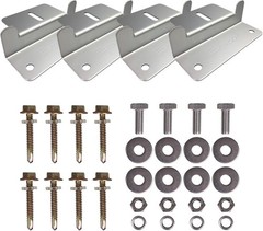 Solar Panel Mounting Z Brackets Lightweight Aluminum Corrosion-Free Construct…