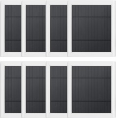 Solar Panel Ring Camera 3 Pack 4W Solar Charger Compatible W/ Rings Spotlight