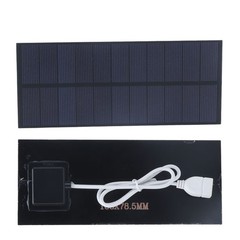 2.5W Solar Panel 188×78.5mm Solar Charging Board 3.7V‑5V Battery Charger Portabl