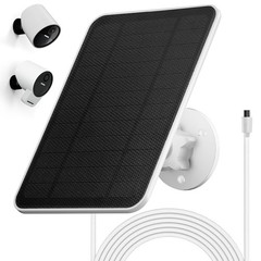 Solar Panel SimpliSafe Outdoor Camera 4W 5V 10FT USB IP65 360° Adjustable Mount
