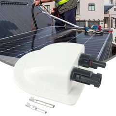 Waterproof Car Junction Box Solar Panel Cable Entry Gland Sealing Box Double Hol