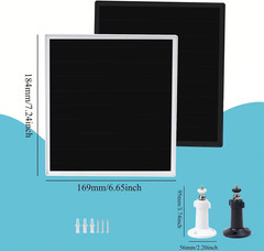 Solar Panel Charger for Ring Video Doorbell 3/3+/4, Battery Video Doorbell Plus,