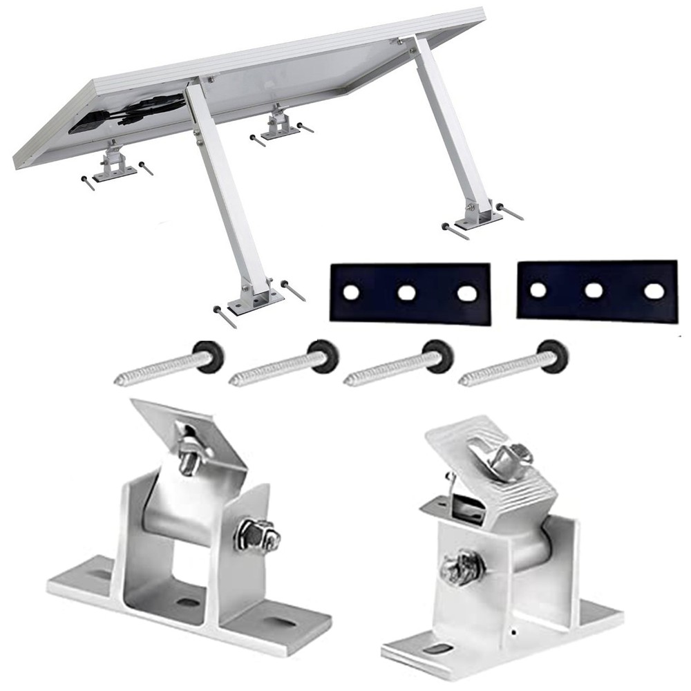 Adjustable Solar Panel Mount Bracket Base 15-30 Degree Aluminium Popular