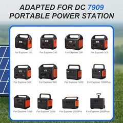 DC 7909 to DC 8020 Adapter DC7909 Male to DC8020 Female Connector for Solar