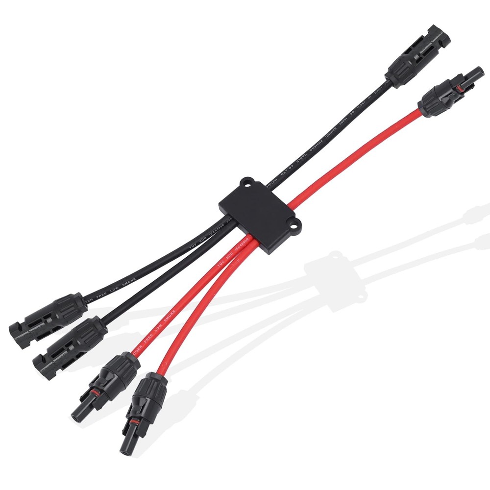 Solar Parallel Connectors for 2 Solar Panels