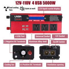 5000W Solar Power Generator Complete Panel Kit 12V 30A Home 110V Off Grid System