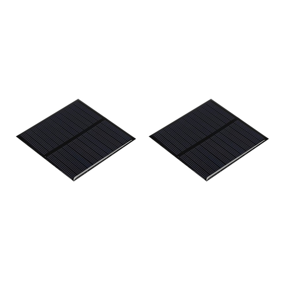 2 Pcs Mini Solar Panel Cell 6V 150mA 0.75W 80mm x 80mm for DIY Project