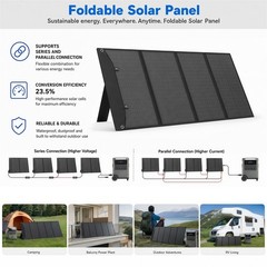 200W 300W 400W Solar Panel Foldable Portable for Power Stations and Camping Home