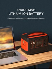 Portable Energy Storage Battery 500W 153600MAH for Outdoor Camping