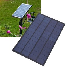 12V 7W Epoxy Solar Panel Charger Battery High Conversion Rate for Lawn Light