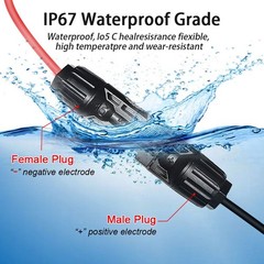 10ft/3m XT60 Connector to Solar Panel Extension Cable For Portable Power Station