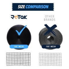Critter Guard – 4in x 100ft Solar Panel Bird Guard – Galvanized Black PVC Coa…