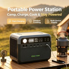 300W 230.4Wh Outdoor Portable Solar Power Station and Energy Storage Generator