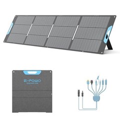 220W Portable Solar Panel for Power Station, 23.5% High Efficiency ETFE EP-220W
