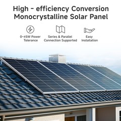 400W Monocrystalline Solar Panel Portable for RV Van Off Grid Home Camping