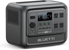 BLUETTI Elite 100 V2 Portable Power Station, 1024Wh LFP Battery Backup W/ 4 1800