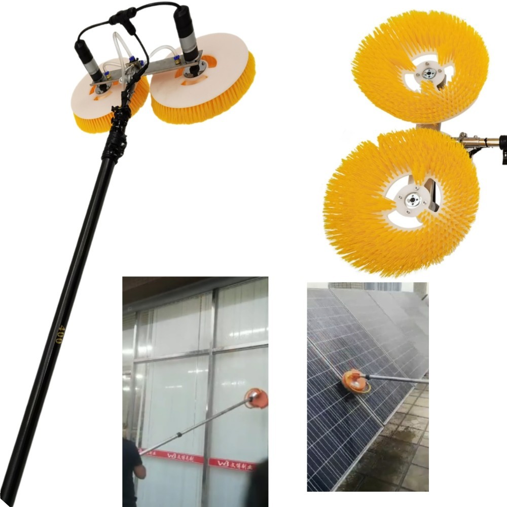 Retractable Photovoltaic Panels Brush 110V Solar Photovoltaic Panel Cleaner