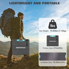 SOKIOVOLA 200W Solar Panel 200 Blue