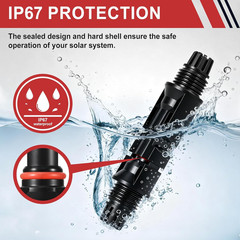 32 PCS Solar Panel Connectors MC4，1000V/30A Solar Connectors（10Awg） | 16 Pairs M