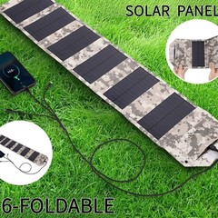 For Camping Hiking 800W Foldable Solar Panel USB 5V Charger Portable Power Bank