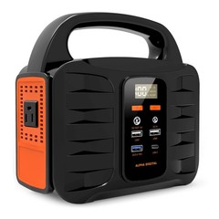 Portable Power Station 155Wh 42000mAh, Solar Generator with 110V/100W AC Outl…
