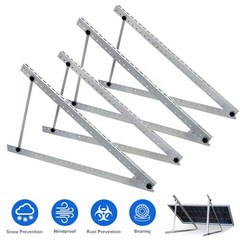 28 Inch Solar Panel RV Tilt Mount Brackets Rooftop Flat Surface Adjustable Frame