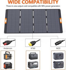 ALLWEI 400W Foldable Portable Solar Panel for Power Station Outdoor Camp IP67