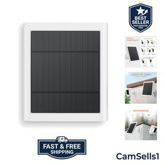Solar Panel for Ring Camera, 4W Solar Charger Compatible with Rings Spotlight…