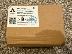 LOT OF 44, Adler A85225b00 Solar PV in-line fuse 1500v 25A 10x85mm UL listed NEW