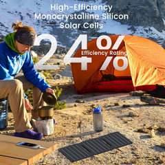 15W USB Solar Panel Small Portable Foldable Solar Charger (5V/3A Max), Solar …