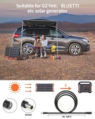 16.4 feet Cord for Jackery Solar Panel Extension Cable compatible with Black
