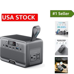 Ultra-Quiet 100W/200W Peak Portable Power Bank – Perfect for Camping & Travel