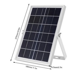 Solar Power Bank for Security Camera, 6V 1A IP66 Waterproof Panel Charger