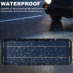 30W Solar Car Battery Charger 12V Volt Solar Panel Kit for Car RV Boat Trailer