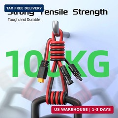 10 Feet Solar to XT60 Extension Cable, 12AWG Solar Panel Connector to XT60 Charg