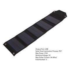 Durable USB Foldable Solar Charger For Outdoor Adventures Excellent